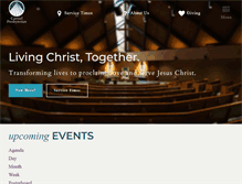 Tablet Screenshot of carmelpresbyterian.org